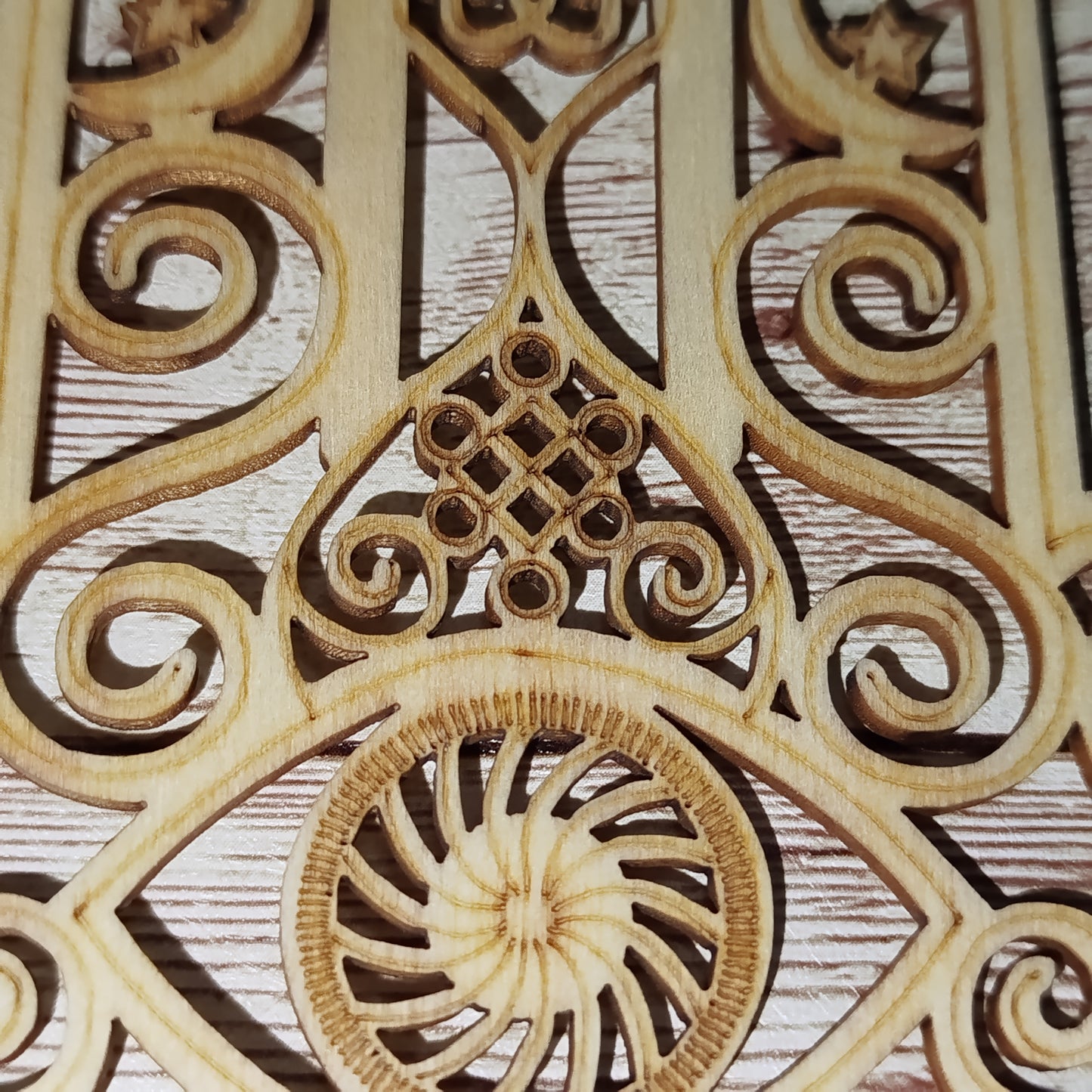 🧿 Mano de Fátima de Madera para Colgar